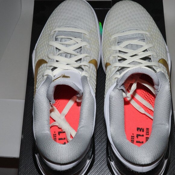 Nike Zoom Kobe VII 7 System Elite 2012 511371-100 White Metallic Gold US 11 DS - Picture 9 of 13